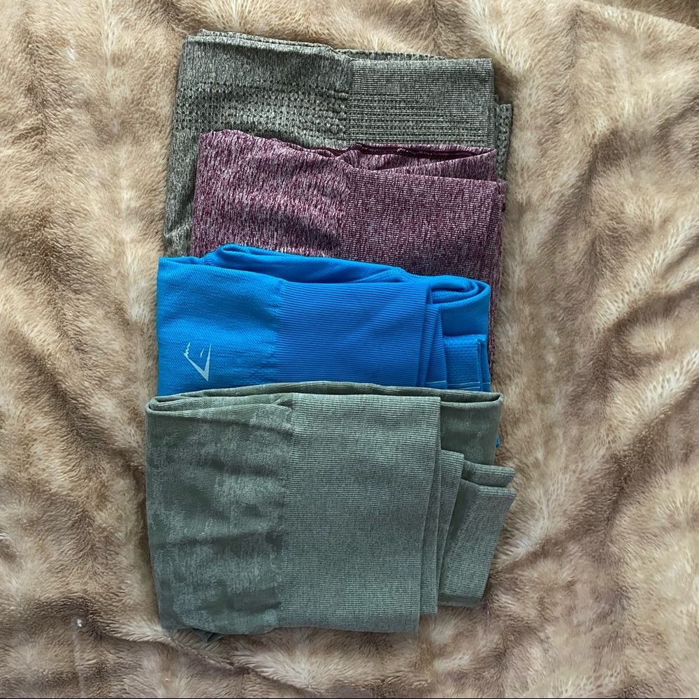 Gymshark leggings bundle Vital Seamless Camo and more